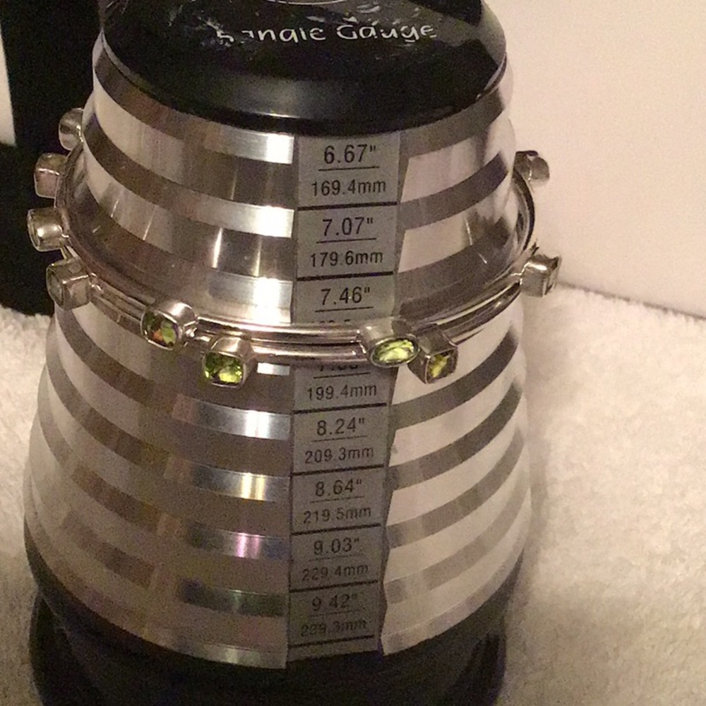 Sterling Silver Multi-Gemstone Bangles - image 2